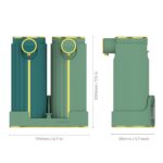 Soap dispenser set with shelf for 2 bottles dimensions