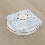 Magnetic napkin holder white design