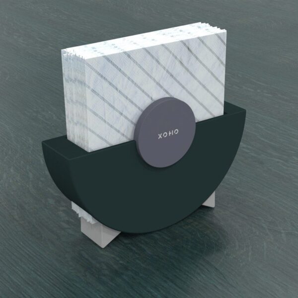 Modern napkin holder design black