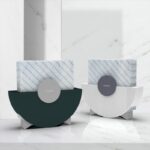 Modern napkin holder design black and white colors