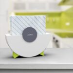 Modern napkin holder design grey and white 4