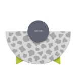 Modern napkin holder design grey and white 6