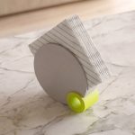 modern napkin holder dramatic lighting top