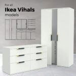 ikea vihals set large drawer handle mjuka