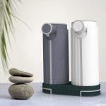 soap dispenser with tray black