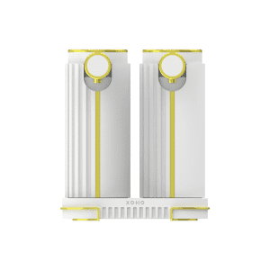 soap dispenser with tray front