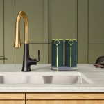 soap dispenser with tray modern kitchen