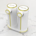 soap dispenser with tray white