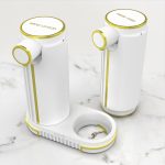 soap dispenser with tray white