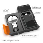Bitbox wallet case airtag holder open