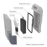 Bitbox wallet case airtag holder parts