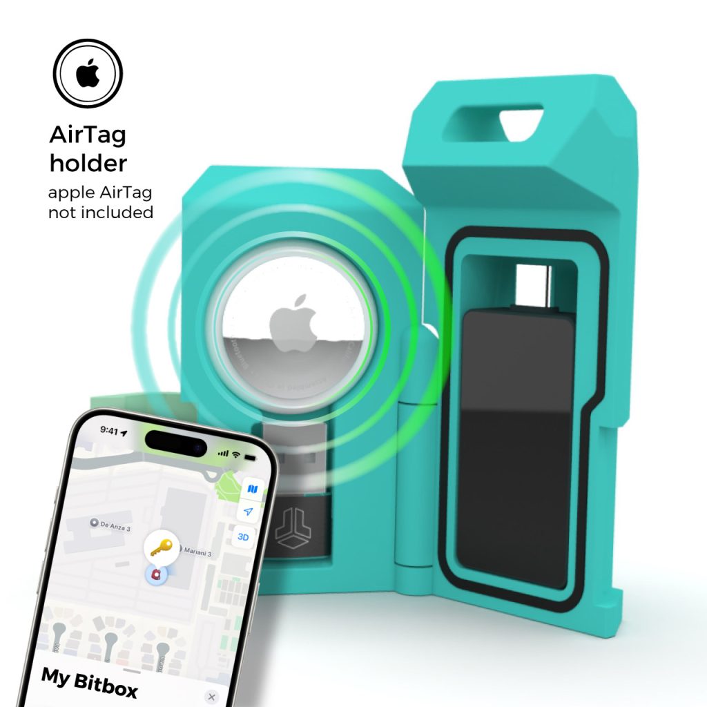 bitbox case airtag holder