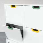 ikea stall shoe cabinet handles detail