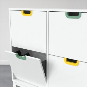 ikea stall shoe cabinet handles detail