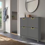 ikea stall shoe cabinet handles grey