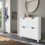 ikea stall shoe cabinet handles white a