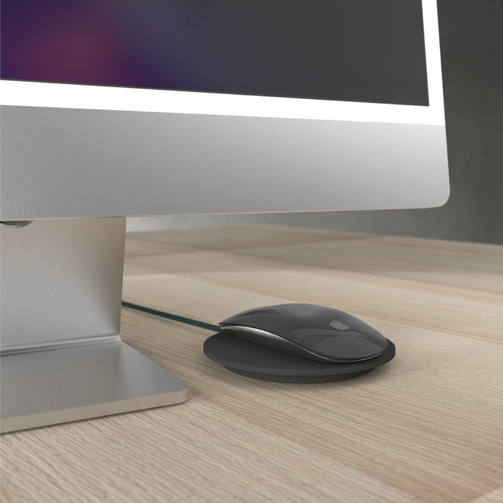 magic mouse charging dock desk setup