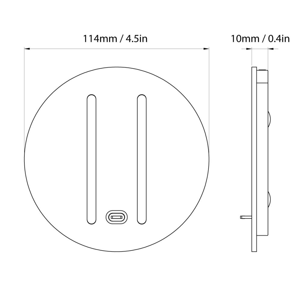 magic mouse charging dock dimensions