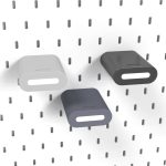 ikea skadis label shelf drawer layout