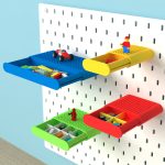 ikea skadis shelf drawer lego all sizes