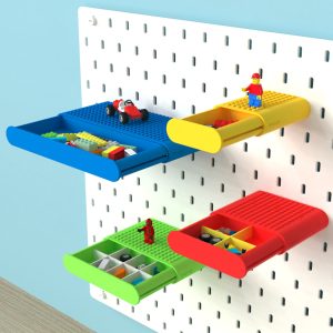ikea skadis shelf drawer lego all sizes