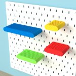 ikea skadis shelf drawer lego closed all sizes