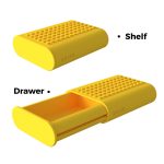 ikea skadis shelf drawer lego open closed