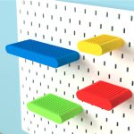 ikea skadis shelf drawer lego storage