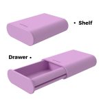 ikea skadis shelf drawer open closed