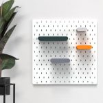 ikea skadis shelf drawer white lifestyle shot