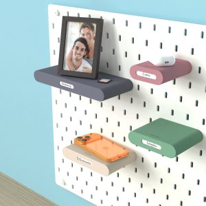 ikea skadis shelf drawer with label holder accessories