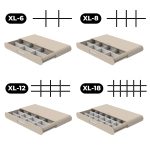 ikea skadis shelf drawer with label holder extra large with divider