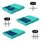 ikea skadis shelf drawer with label holder large with divider