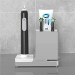 electric toothbrush holder with charger grey