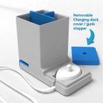 electric toothbrush holder with charger gunk stopper