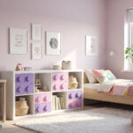 ikea kallax door overlays girls room colorful