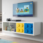 ikea kallax door overlays tv room