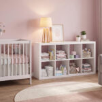 ikea kallax door drawer overlays nursery before