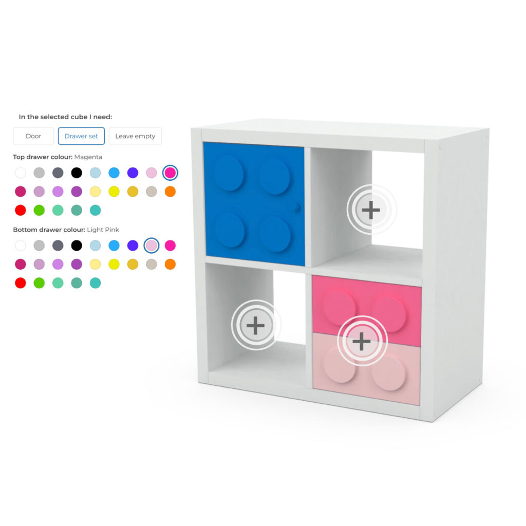 ikea kallax door drawer overlays onliner configurator